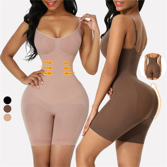 🎁 49 % RABATT🔥SLÄTANDE SÖMLÖS BODYSUIT (öppen gren)🔥Köp 2, fraktfritt