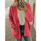 🔥Höst och vinter Stor storlek Cardigan Casual Velvet Short Jacket Super lågt pris