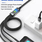 Transparent, bright 3-in-1 data cable with super-fast charging