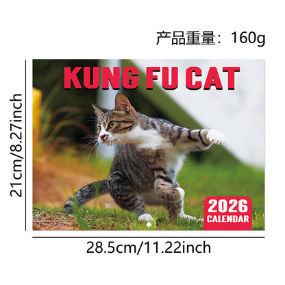 🔥Sista dagen 50 % rabatt - 😻2026 Ny väggkalender med katter och hundar