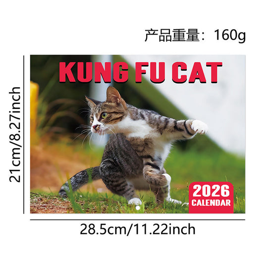 🔥Sista dagen 50 % rabatt - 😻2026 Ny väggkalender med katter och hundar