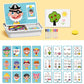 Magnetiska pussel Face Dress Up Travel Game Dubbelsidig förskola Pedagogisk inlärningsleksak för barn