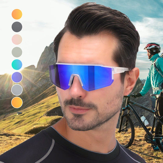 Polariserade UV400-cykelsolglasögon för män och kvinno