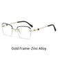 Fashionabla HD Rimless Cut Rim 0°Anti Blue Light-glasögon