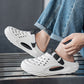 Andningsbara slip-on-sandaler för män