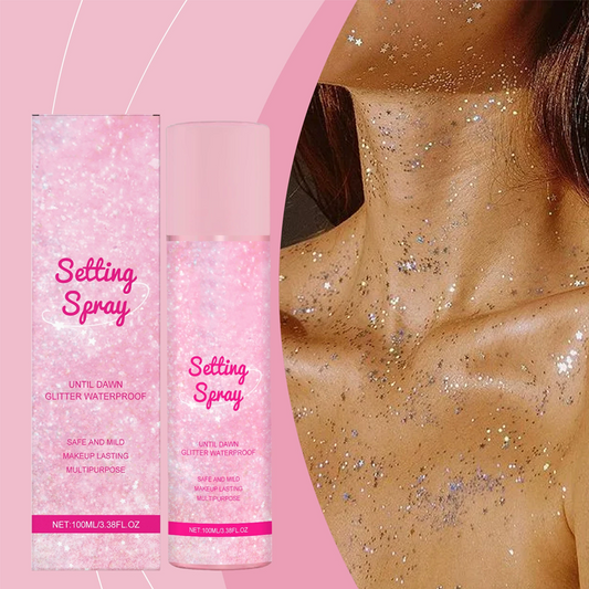 Uppfriskande fuktgivande och oljekontrollerande Setting Spray med Subtle Glow