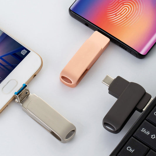 4-i-1 flashminne med flera gränssnitt (telefon/PC)