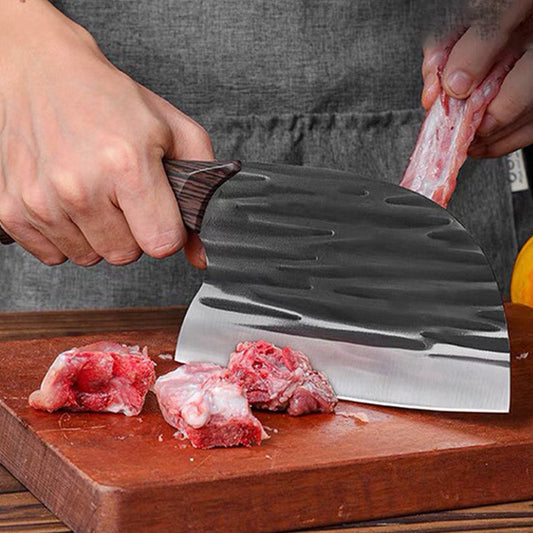 Kökskniv i rostfritt stål med ergonomiskt handtag
