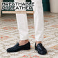 ✨Komfort hela dagen✨Mäns casual breda, ventilerade slip-on-loafers