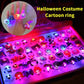 🎁LED-ljus Halloween-lysande ring😍 - Set med 50 st.