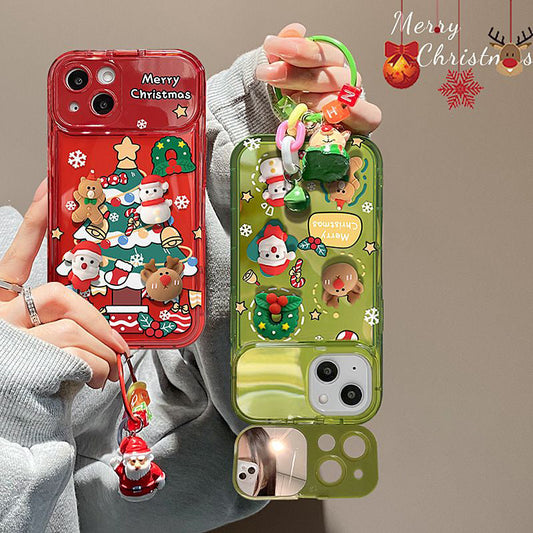 💥Bästsäljande🎄 Julgranshängande spegelskal för iPhone