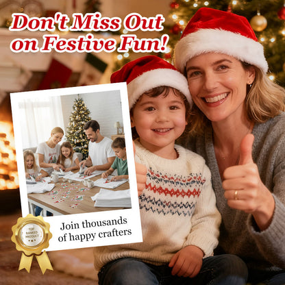 🎄 15 DELAR Julens Mysterie DTF-Transferpaket för Festliga DIY-kreationer