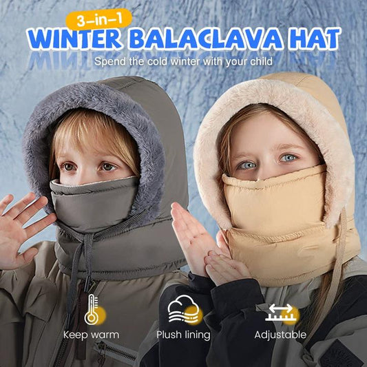 Children's 3-in-1 Winter Balaclava Hat