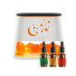 Salt Rock Flame Effect aromadiffusor och luftfuktare