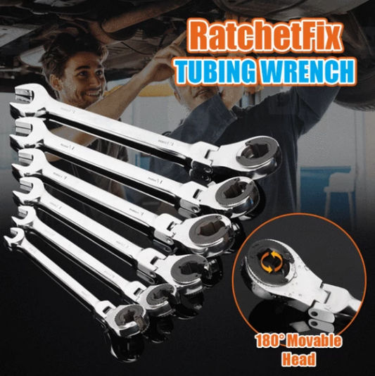 🔥Begränsat tidserbjudande🔥Öppen rörspärrnyckel (fast huvud-flexibelt huvud 2 IN 1)